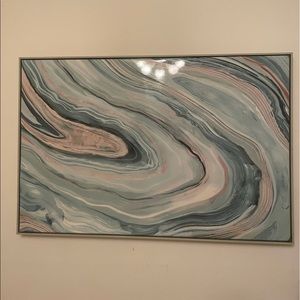 abstract framed art